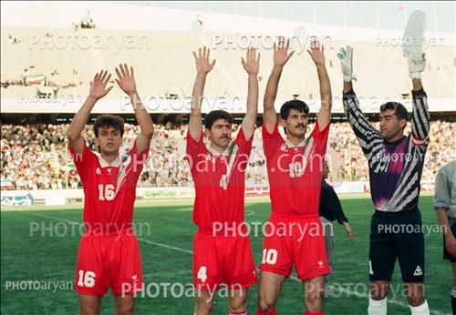 بازیکنان دهه های مختلف فوتبال ایران20 - احمدرضا عابدزاده Ahmad Reza Abedzadeh,رضا شاهرودی,علی دایی  Ali Daei,کریم باقری,