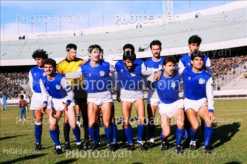 عکس های تیم استقلال دهه 60 - مجید نامجو مطلق,صادق ورمزیار,رضا حسن زاده,جواد زرینچه,رضا احدی,امیر هاشمی مقدم,محمدرضا شکورزاده,