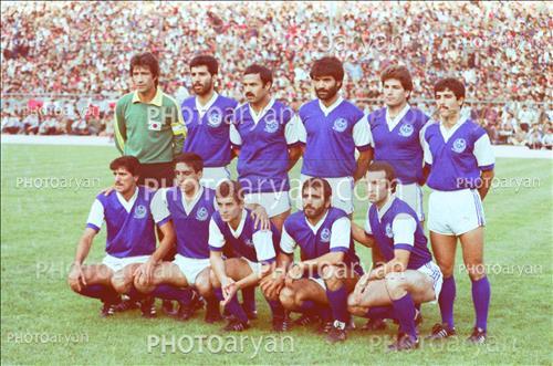 دربی سال 1362 - شاهرخ بیانی,شاهین بیانی,جعفر مختاری فر,رضا نعلچگر,رضا احدی,سعید مراغه چیان,اصغر حاجیلو,رضا رجبی,ناصر حجازی,پرویز مظلومی,حسین فرزام نیا,