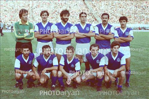 دربی سال 1362 - شاهرخ بیانی,شاهین بیانی,جعفر مختاری فر,رضا نعلچگر,رضا احدی,سعید مراغه چیان,اصغر حاجیلو,رضا رجبی,ناصر حجازی,پرویز مظلومی,حسین فرزام نیا,